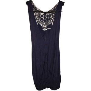 Urban Outfitters Kimchi Blue Lace Button Up Tank